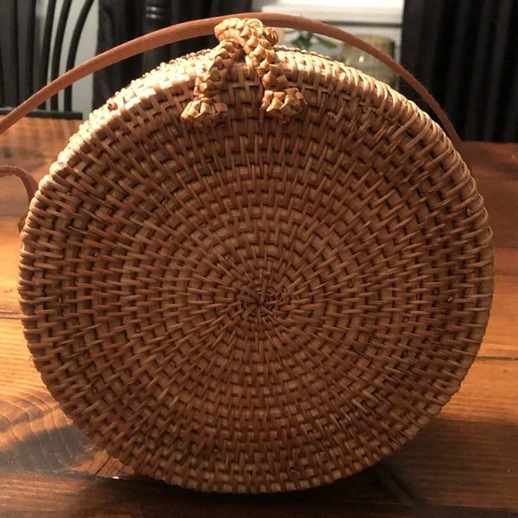 Straw Studios Rattan Purse - Picture 2 of 4
